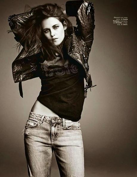 Kristen Stewart en couverture de Marie Claire
