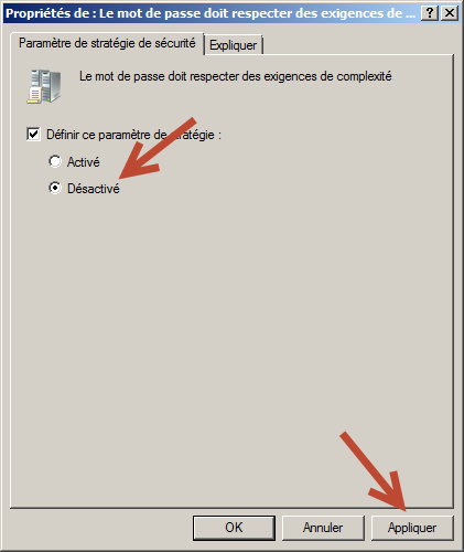 desactiver_exigence_mot_de_passe
