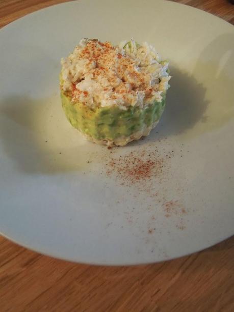 Ecrasé d'avocat et de daurade royale