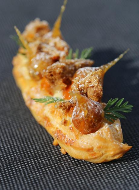 Eclair façon carrot cake pour le concours organisé par l'éclair de génie