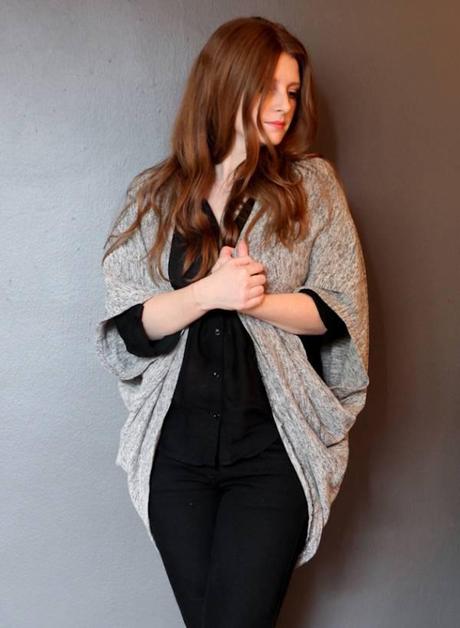 cardigan drape DIY : Un cardigan drapé, pour le blottir dedans
