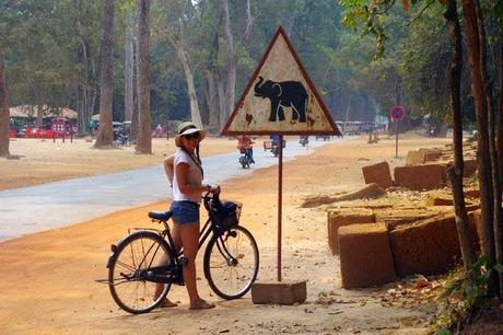 Les temples d'Angkor à vélo