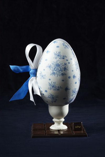 oeuf bleu porcelaine lenotre paques 2014