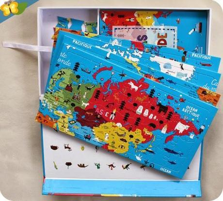 Son premier atlas puzzle