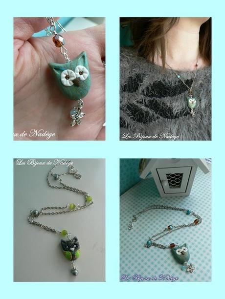 Collier Hibou page