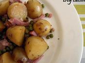 Poêlée printanière pommes terre Princesse Amandine, lardons thym