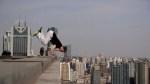 C'est à Shanghai que cette acrobatie a été filmée.