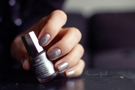 Vernis chromé : Mavala n°349 Silver Chrome swap