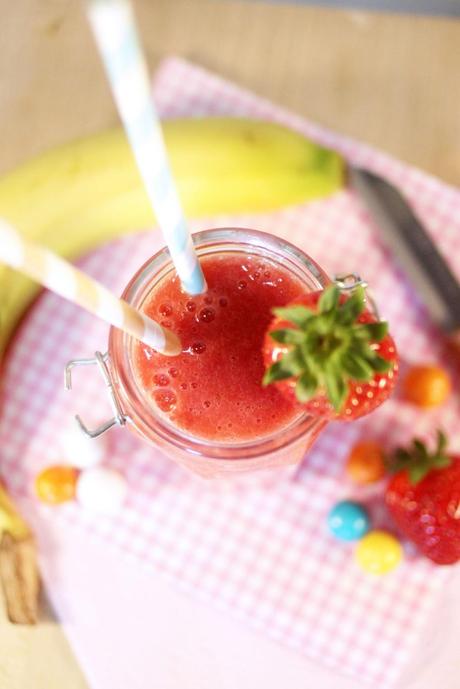 Smoothie 100% fruits { Fraise Banane }