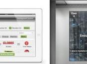 aquarium virtuel dans l’ascenseur