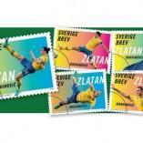 Les timbres Zlatan en circulation