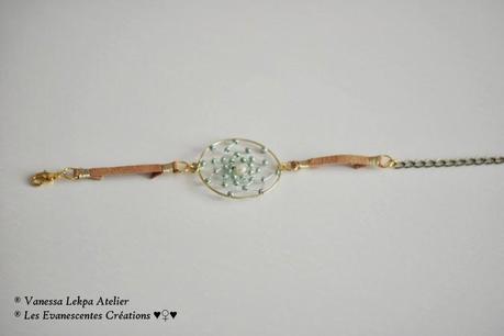 bracelet en cuir attrape cauchemard bijoiux attrape rêves traditionnel et bijoux contemporain en perles et cuivre. vanessa lekpa