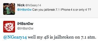 iH8Snow réussi le Jailbreak iOS 7.1 sur un iPhone 4S