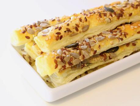 Feuilletés apéro aux graines variées