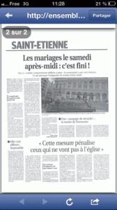 Mariages musulmans dans le Progres 168x300 Elections à Saint Etienne : Musulmans de la Loire, les raisons de la colère