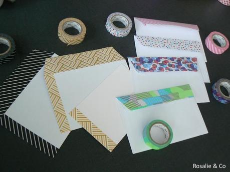 masking tape enveloppes