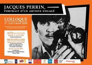Jacques Perrin sera  à l’honneur lors du colloque « Jacques Perrin, portrait d’un artiste engagé ».