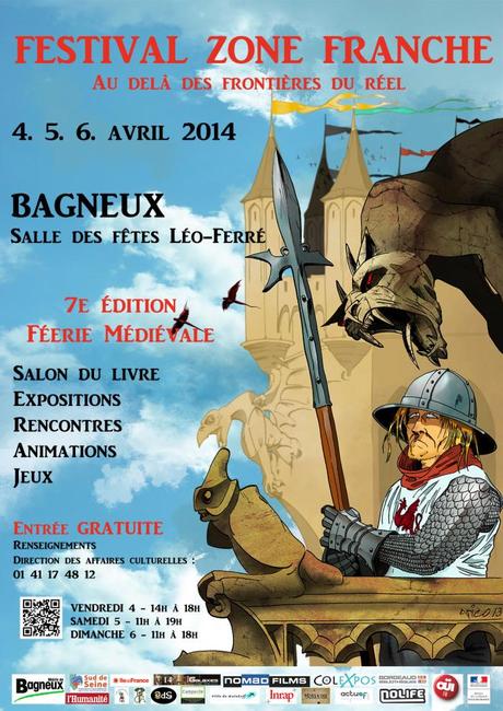 affiche der 723x1024 Festival Zone Franche du 4 au 6 avril 2014 à Bagneux