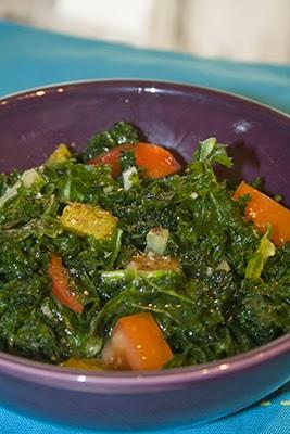 Salade de saison au Kale, un peu de fraîcheur pour profiter des beaux jours.