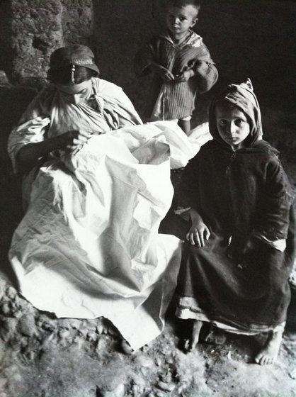 Famille Juive à Tineghir en 1955.