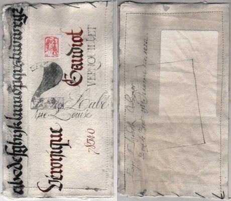 Art postal celtique : ma réponse gothique.