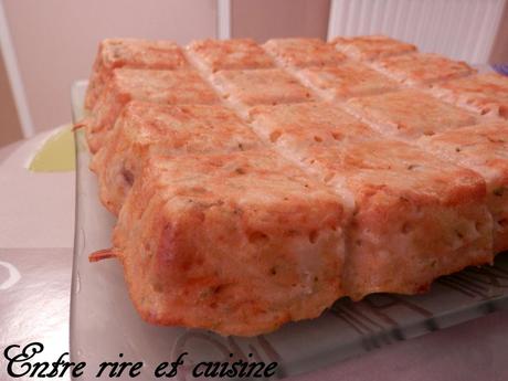 Gâteau de PdT aux Crevettes, Surimi et Tarama