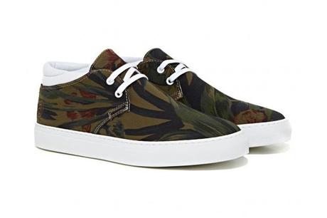 STUSSY DELUXE X BEPOSITIVE – S/S 2014 – GARDEN CAMO CHUKKA