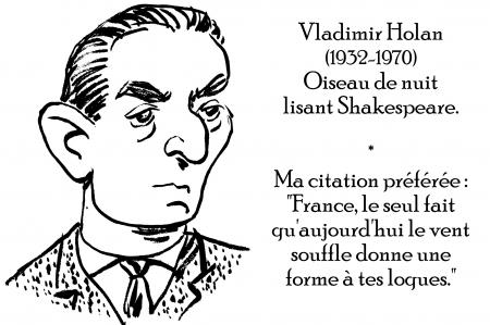 webzine,zébra,gratuit,bd,fanzine,bande-dessinée,antistyle,littéraire,critique,littérature,portrait,écrivain,caricature,citation,vladimir holan,france,shakespearien