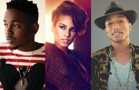 Alicia Keys , Kendrick Lamar et Pharrell sur l’entrainant  » It’s On Again ».