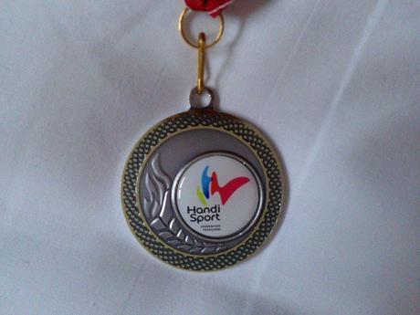 MEDAILLE ARC ARGENT HANDISPORT