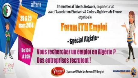 Forum de l’emploi en France pour le recrutement de jeunes candidats au retour en Algérie