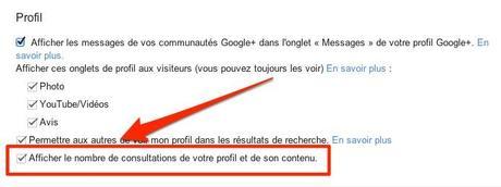 Capture d’écran 2014 03 31 à 19.25.51 Google+ : comment masquer le nombre fois que votre page ou profil a été consulté
