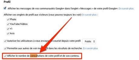 Capture d’écran 2014 03 31 à 19.48.24 Google+ : comment masquer le nombre fois que votre page ou profil a été consulté