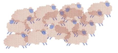 Bonjour les moutons, bonjour les glaces.Mes deux passions...