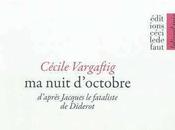 nuit d'octobre, Cécile Vargaftig