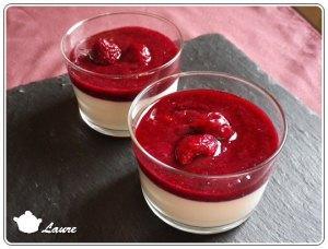 Panna Cotta coco fruits rouges
