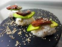 Sushi poulet caramélisé au Melfor avocat saint môret sésame