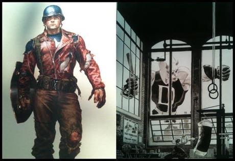 Les Super Héros et leurs super expos capitaine américa et Daredevil