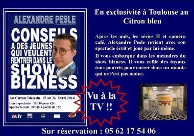 Exclusivité à Toulouse Alexandre Pesle