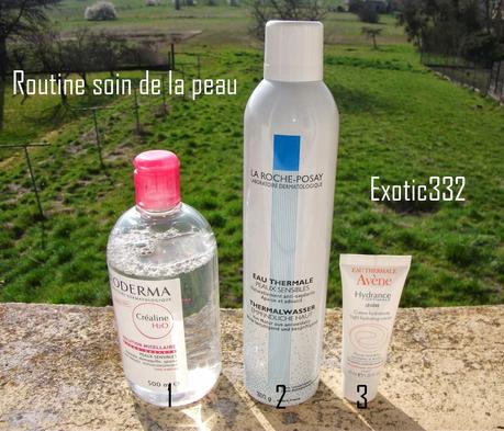 Routine soin du visage : Bioderma / La Roche Posay / Avène