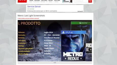 Metro Redux Cover 658x370 9f4b662d6e719150 Metro Redux : Deep Silver confirme larrivée de la licence sur PS4 et Xbox ONE