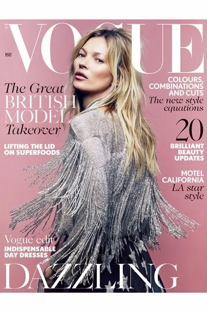Kate Moss va dévoilé sa collection pout TopShop dans le Vogue UK du mois de Mai...