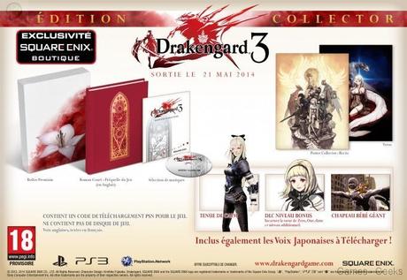 drakengard 3 collector Drakengard 3 : le collector  PS3 Drakengard 3 collector 