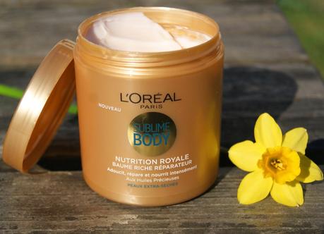 Sublime Body, baume nutrition royale de L'Oréal