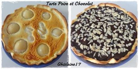 Tarte Poire et Chocolat