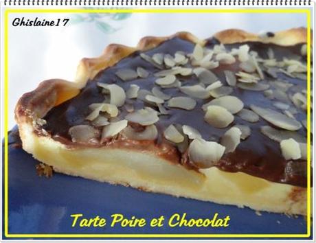 Tarte Poire et Chocolat