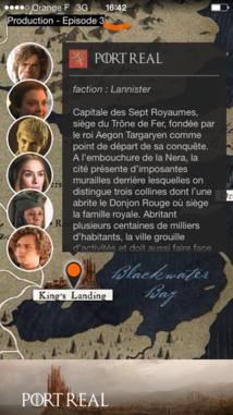 [Exclusif] - OCS annonce l'Apps compagnon TV Game of Thrones saison 4 sur iPhone