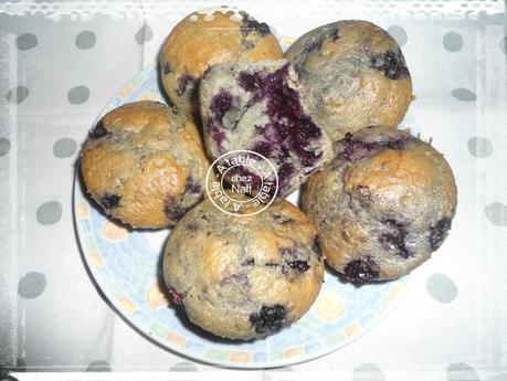 muffins aux myrtilles et orange