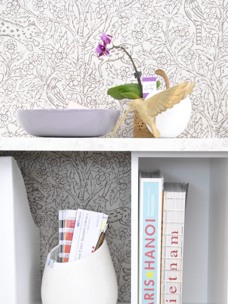 Papier peint : Au fil des couleurs habille les murs de mon bureau