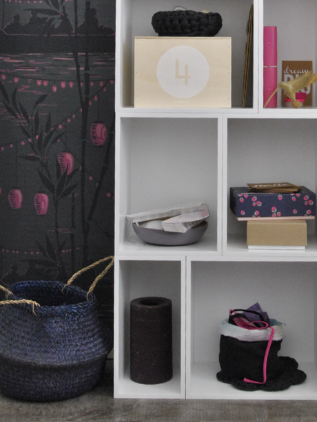 Papier peint : Au fil des couleurs habille les murs de mon bureau